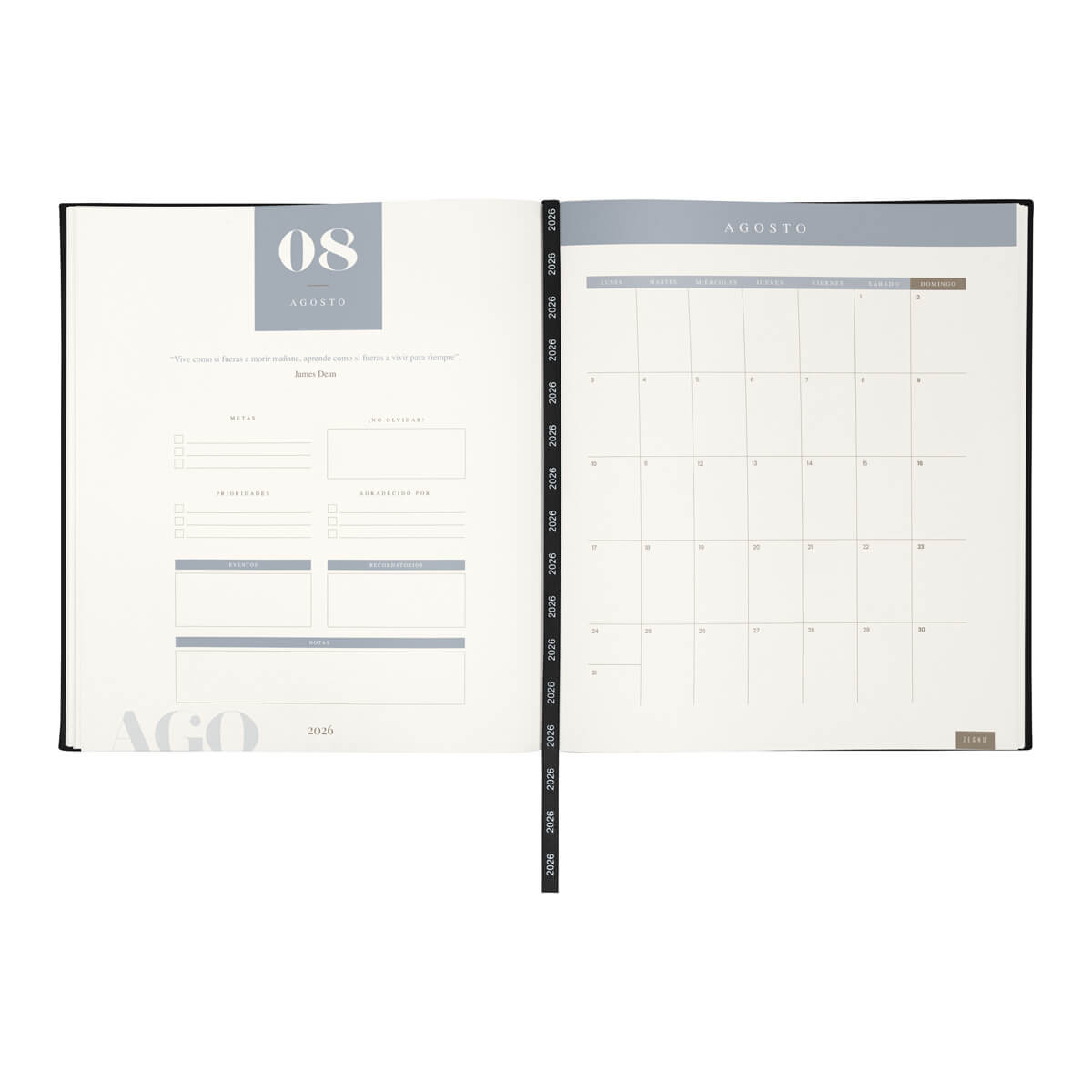 AGENDA EJECUTIVA CLASICA 2026 AGE 026
