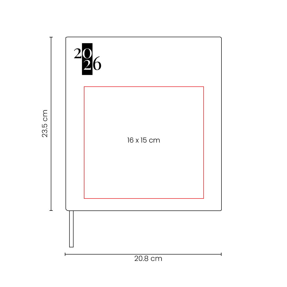 AGENDA EJECUTIVA CLASICA 2026 AGE 026