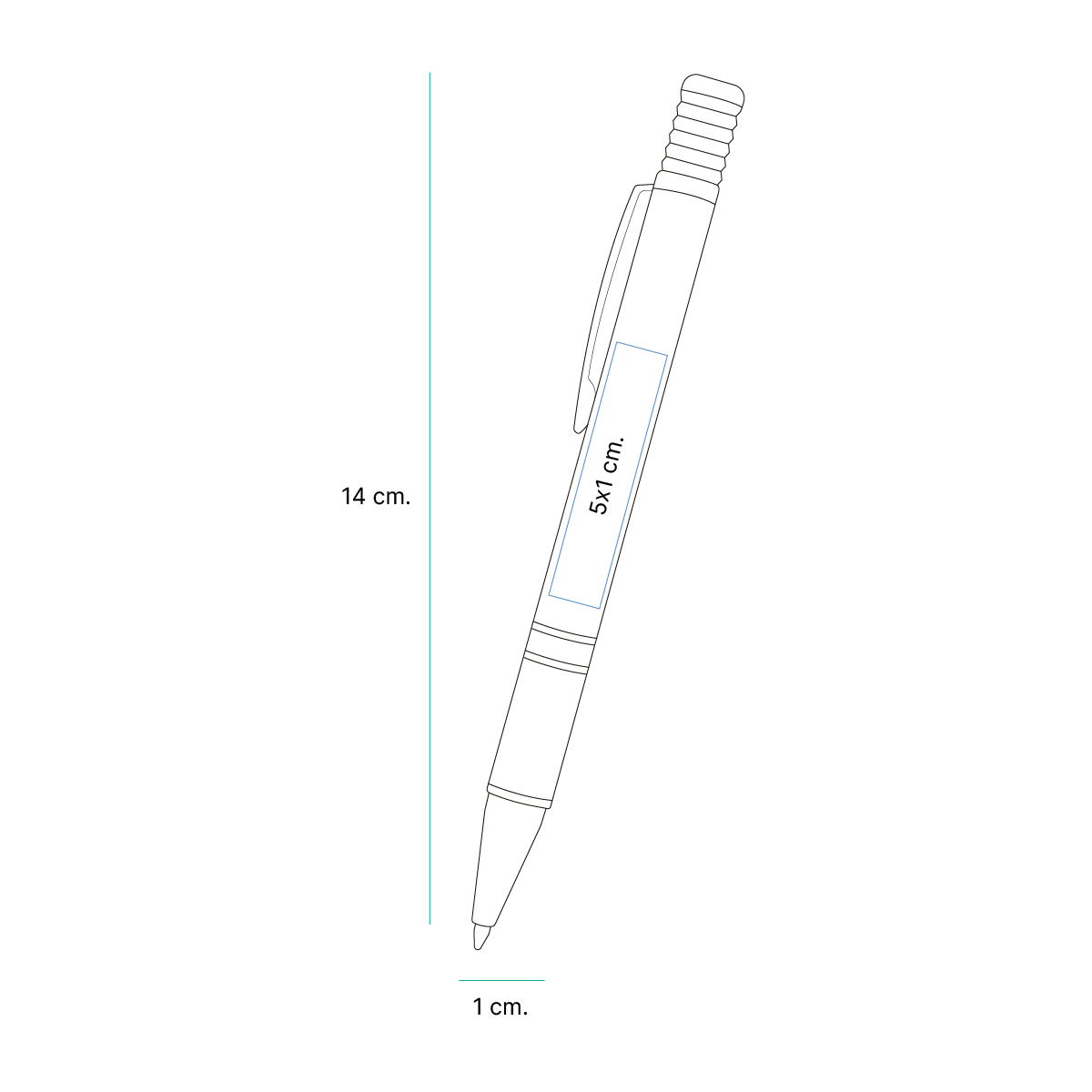 BOLÍGRAFO DE PLÁSTICO TOLEDO BL-023