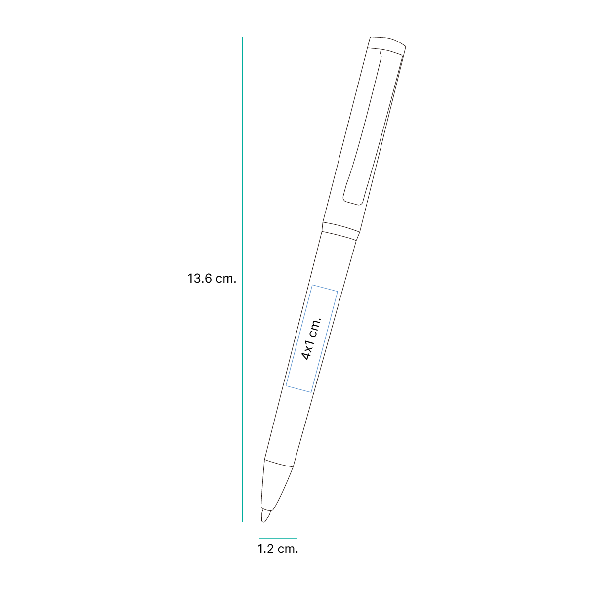 BOLÍGRAFO TWIST TIPO BARREL KHALIS BL-104