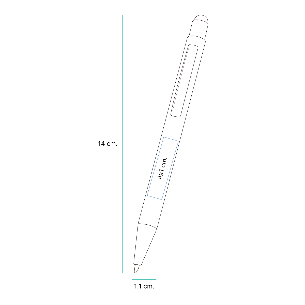 BOLÍGRAFO EN ALUMINIO ESTAMBUL BL-112