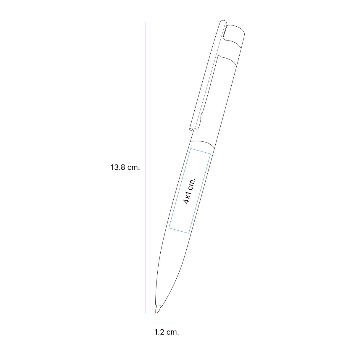 BOLÍGRAFO EN ALUMINIO KERNER BL-114