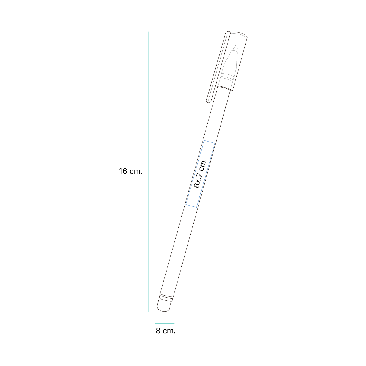 BOLÍGRAFO DE PLÁSTICO KIEL BL-121