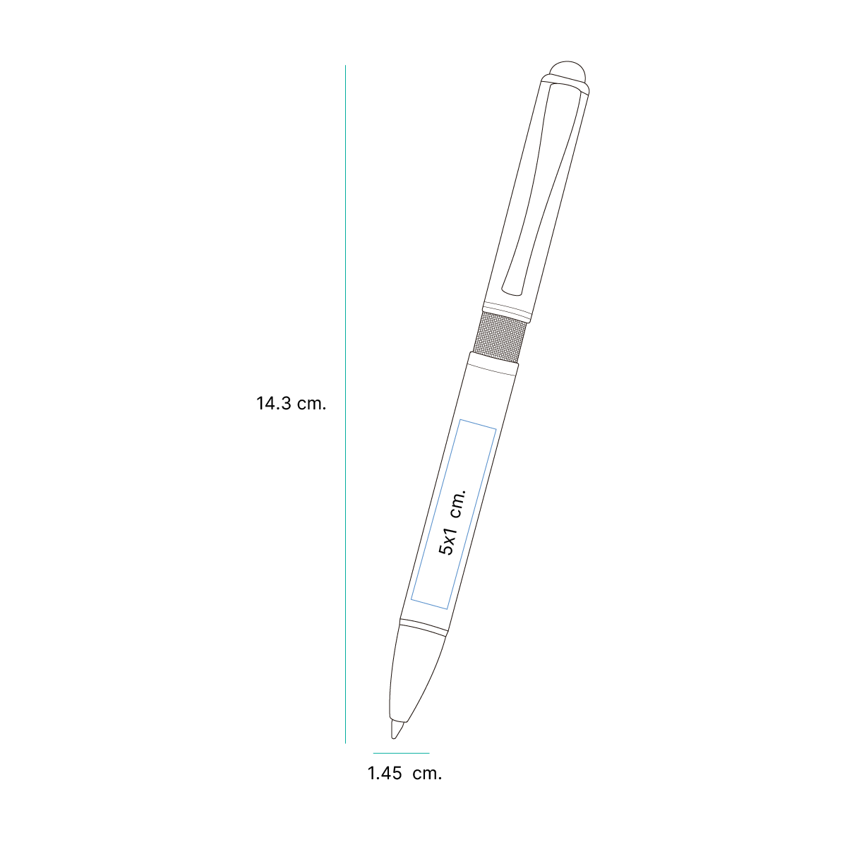 BOLÍGRAFO CAPRAROLA BL-205