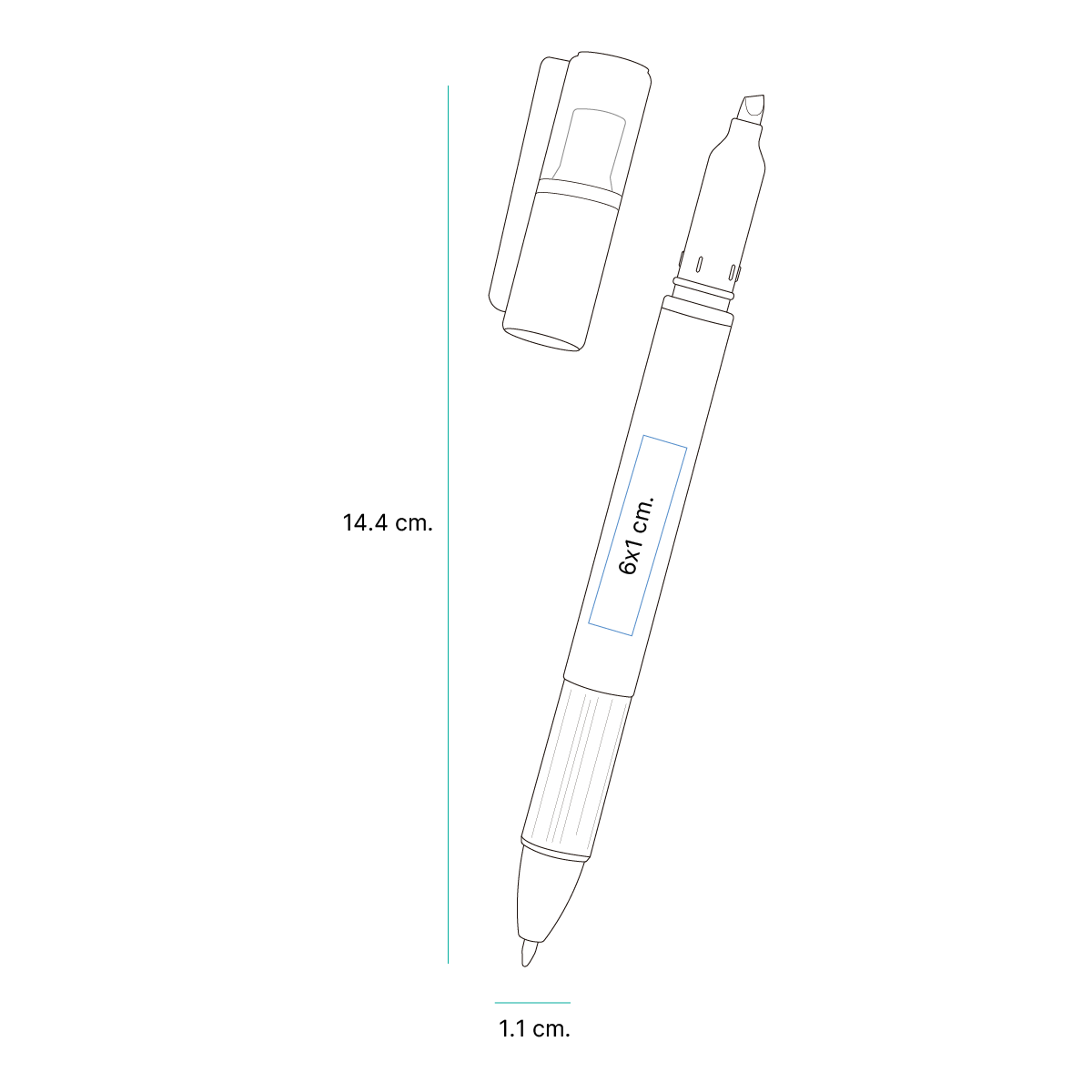 BOLÍGRAFO TEILLÉ BL-215