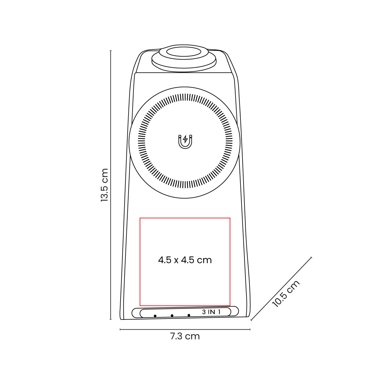 MULTICARGADOR INALÁMBRICO NOMAI CRG 069