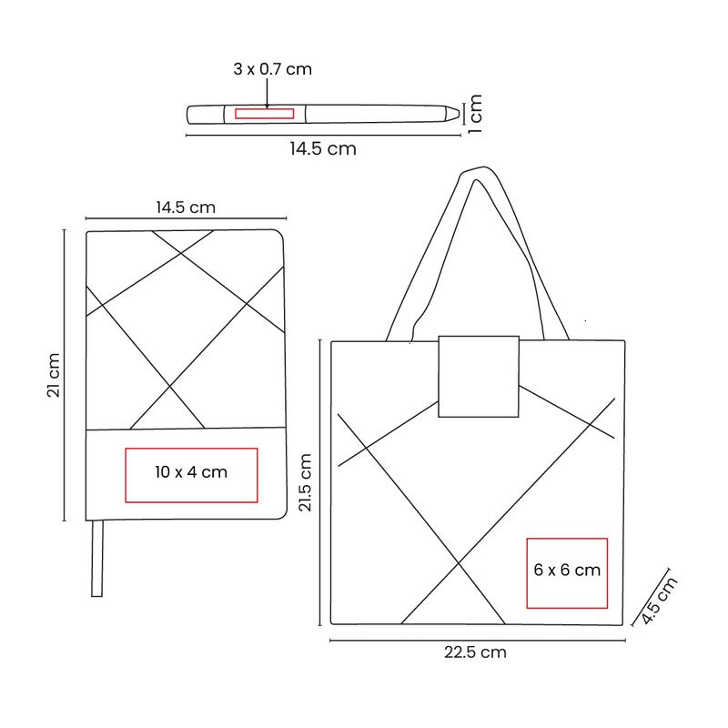SET DE LIBRETA TIMANTTI HL 9105