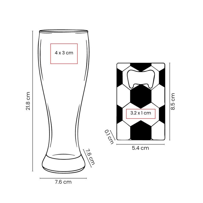 SET DE VASO Y DESTAPADOR SOCCER SOC 430