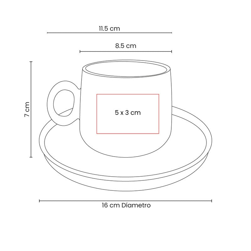 SET DE TAZA ZAPHIR TAZ 076
