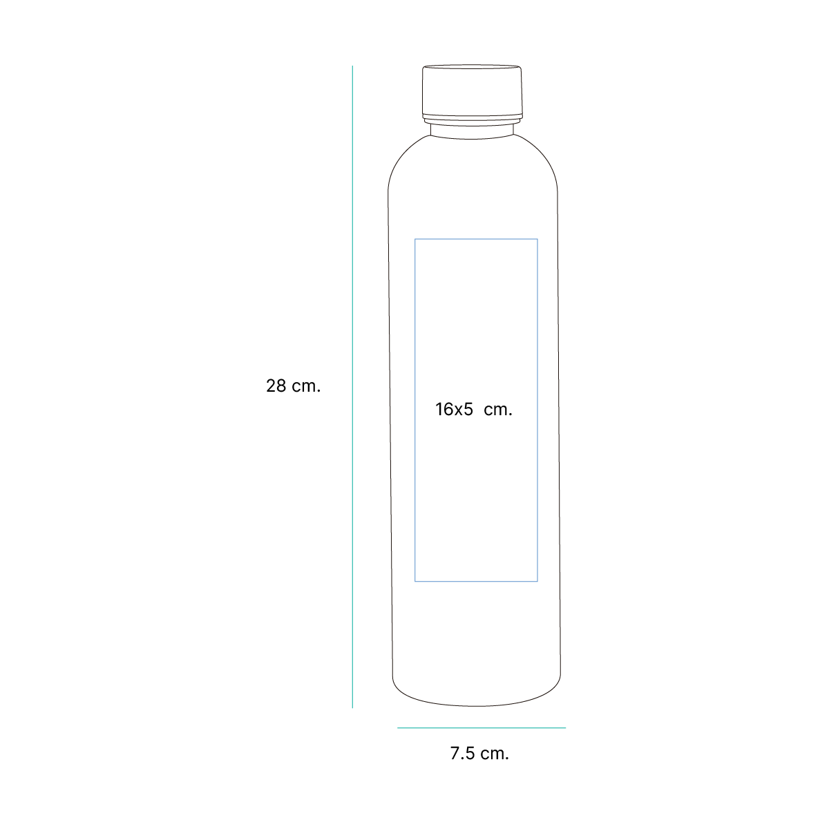 BOTELLA SPIAGGIA TE-174