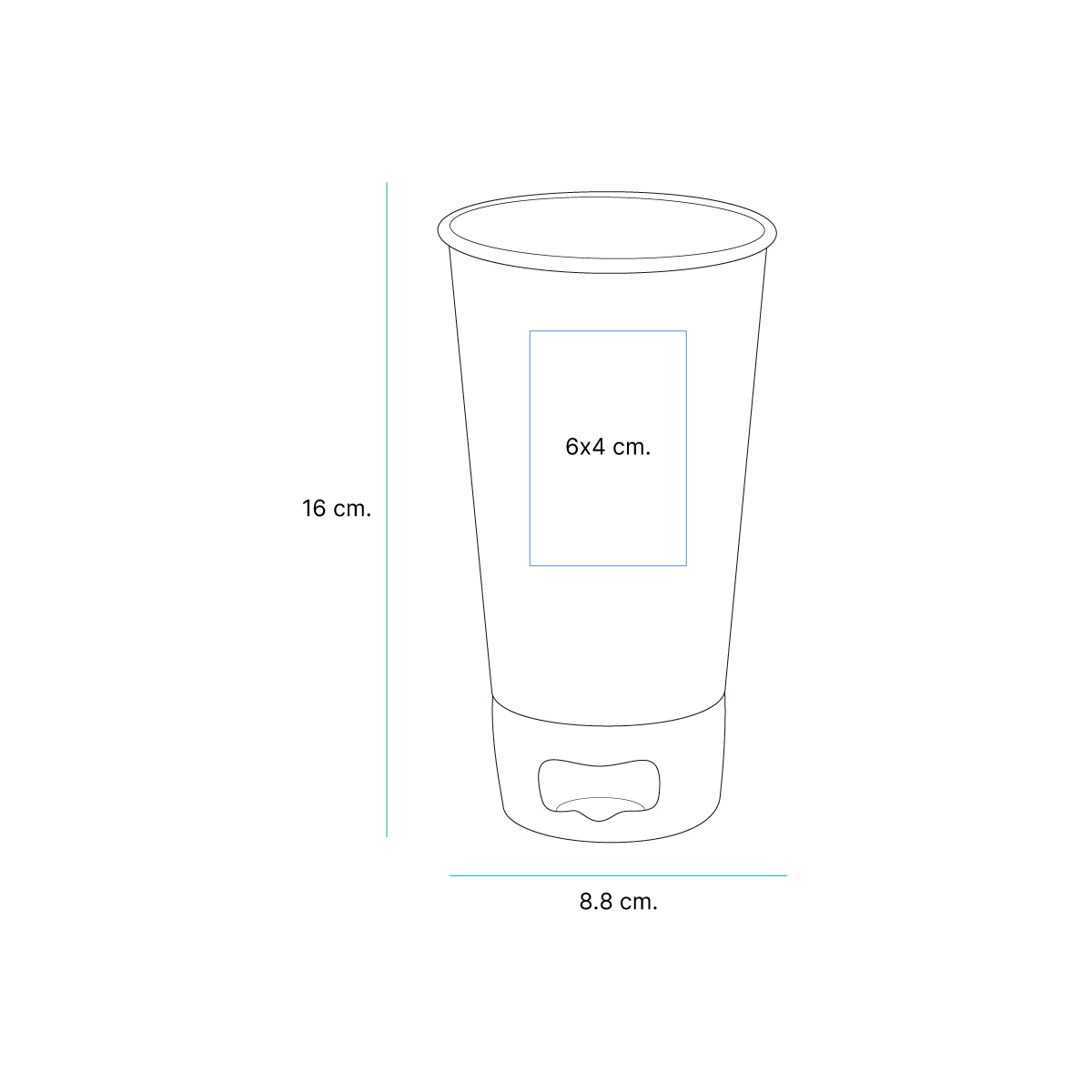 VASO CON DESTAPDOR BRAK TE-269