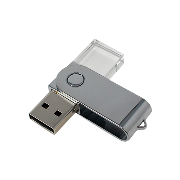 USB Giratoria Cristal