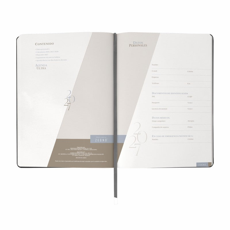 AGENDA DIARIA ULTRA 2027 AGDU 027