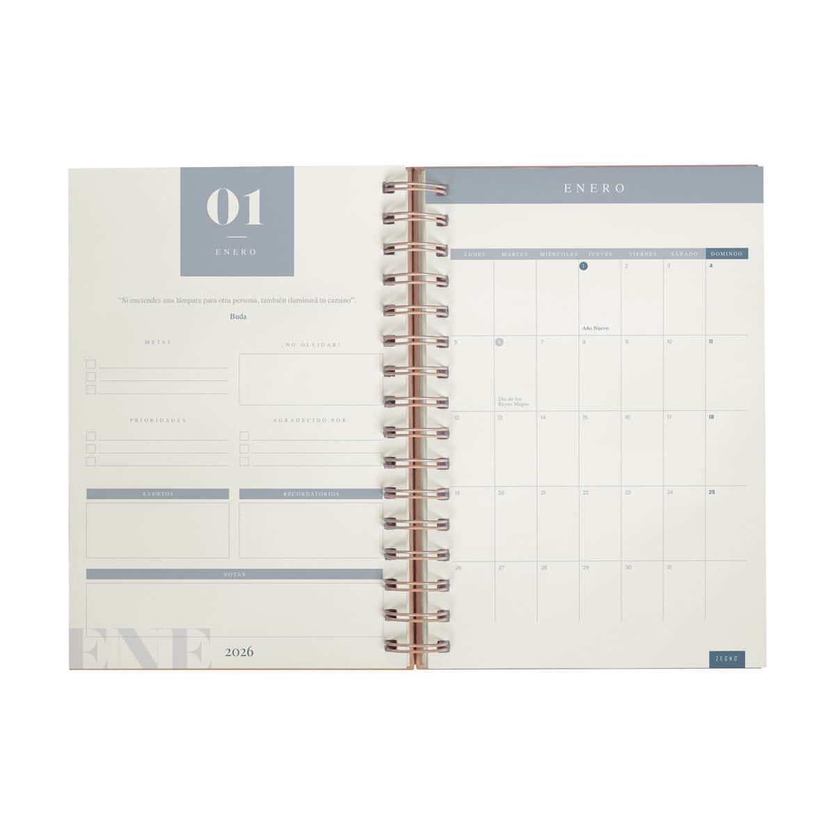 AGENDA DIARIA LETTE 2026 AGSP 026