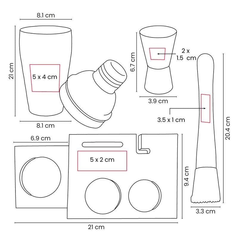 SET SHAKER KORAI BAR 051