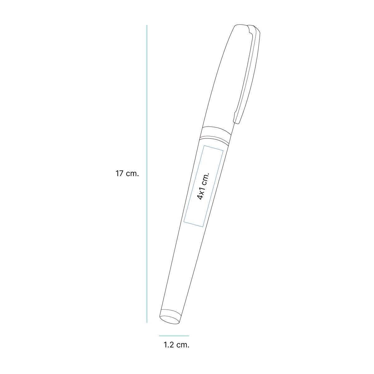 BOLÍGRAFO METÁLICO PRAGA BL-011