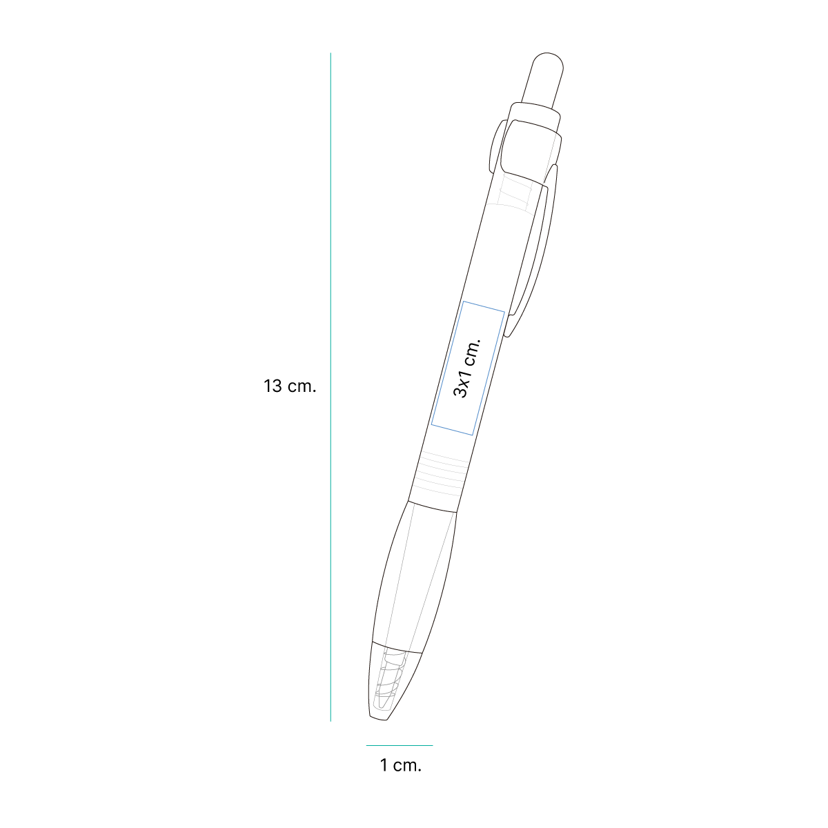 BOLÍGRAFO DE PLÁSTICO ARGOS BL-045