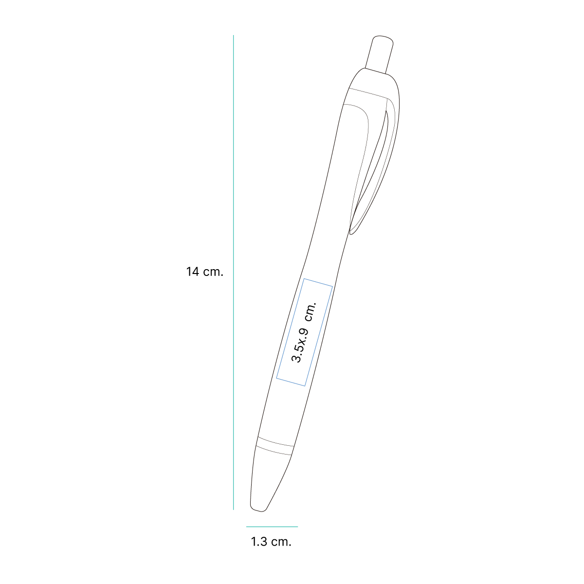 BOLÍGRAFO DE PLÁSTICO VARZI BL-079