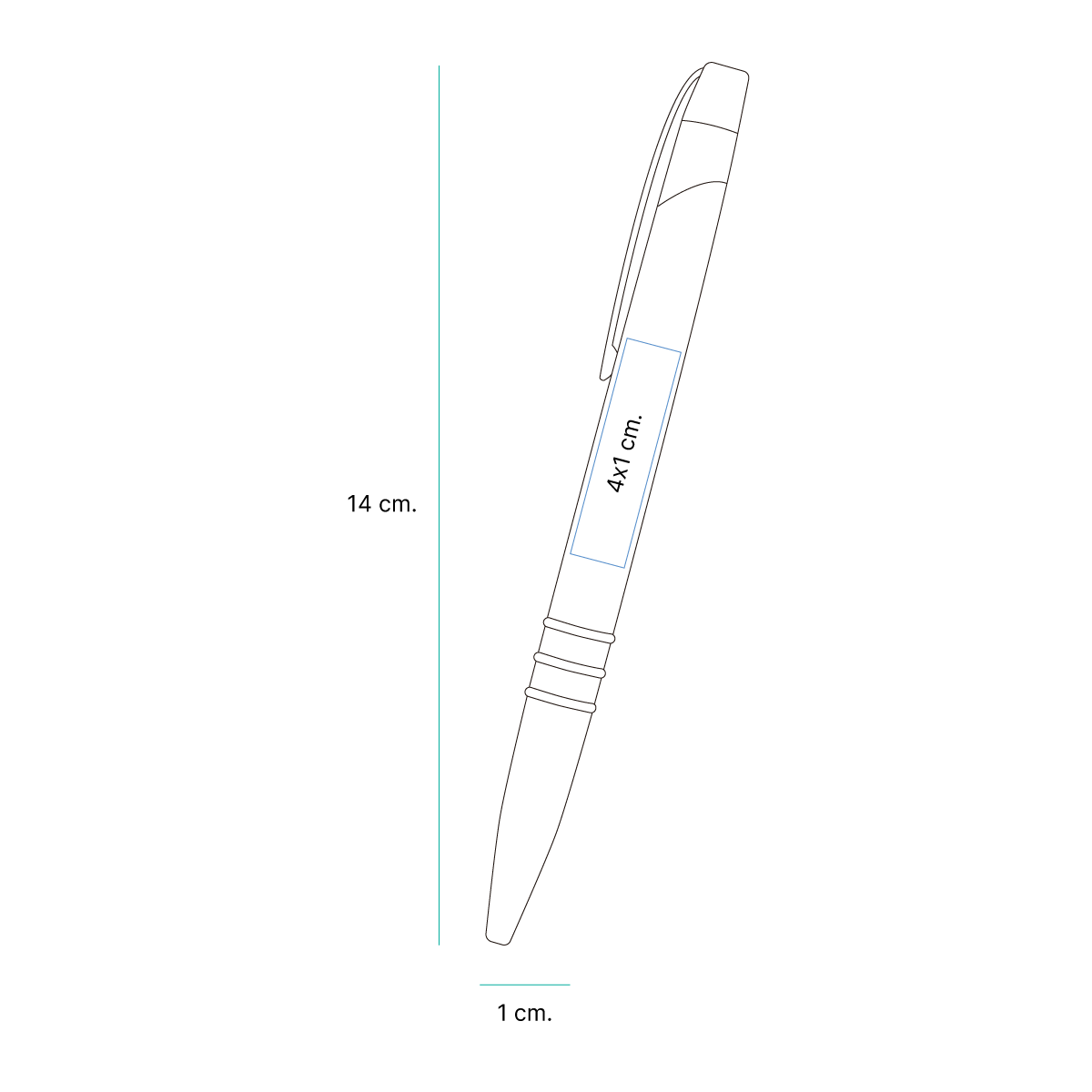 BOLÍGRAFO DE PLÁSTICO PENZA BL-089