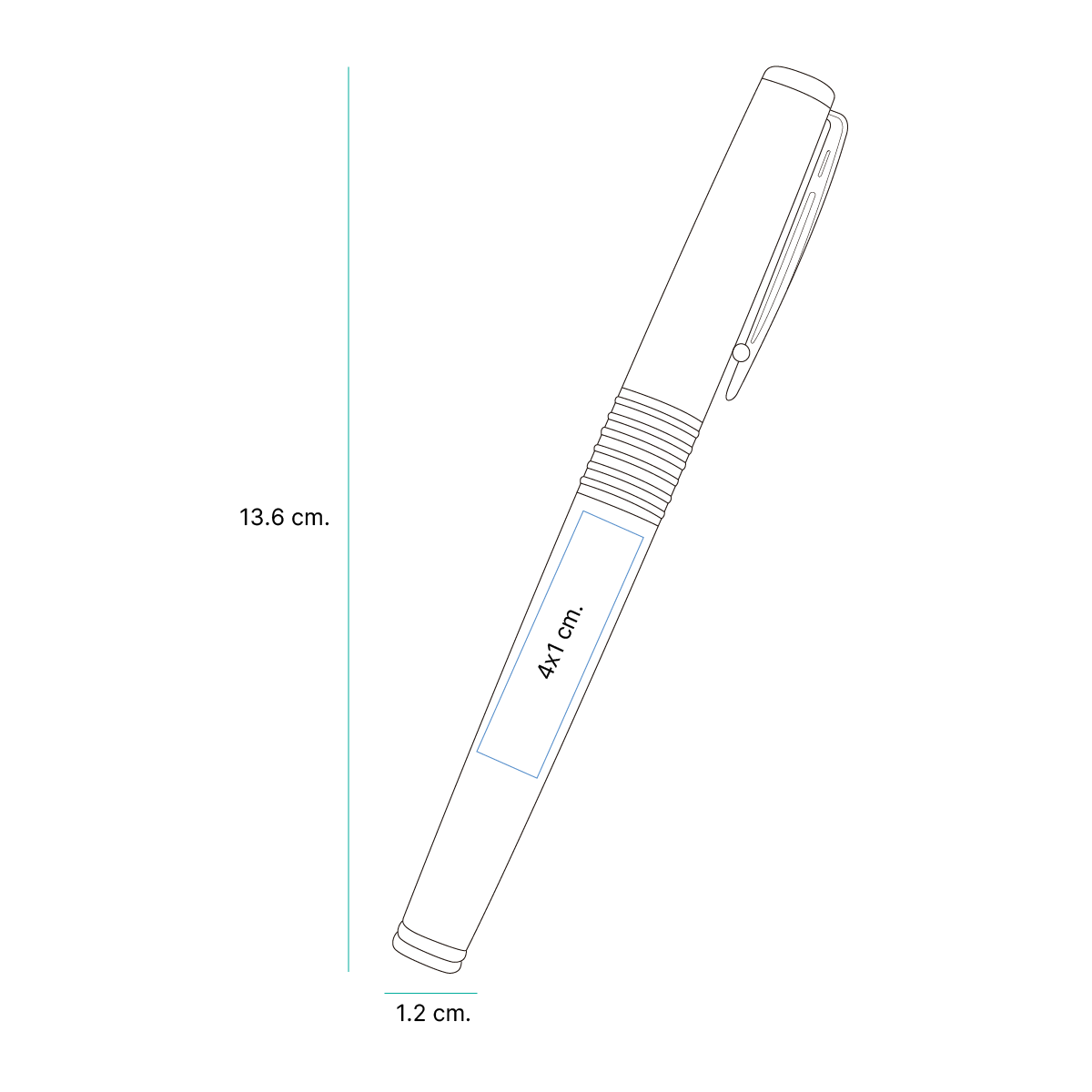 BOLÍGRAFO METÁLICO ROLLER BALL BAKUBA BL-093