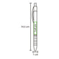 Bolígrafo metálico de aluminio Zubay BL-096