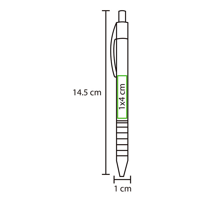 Bolígrafo metálico de aluminio Zubay BL-096