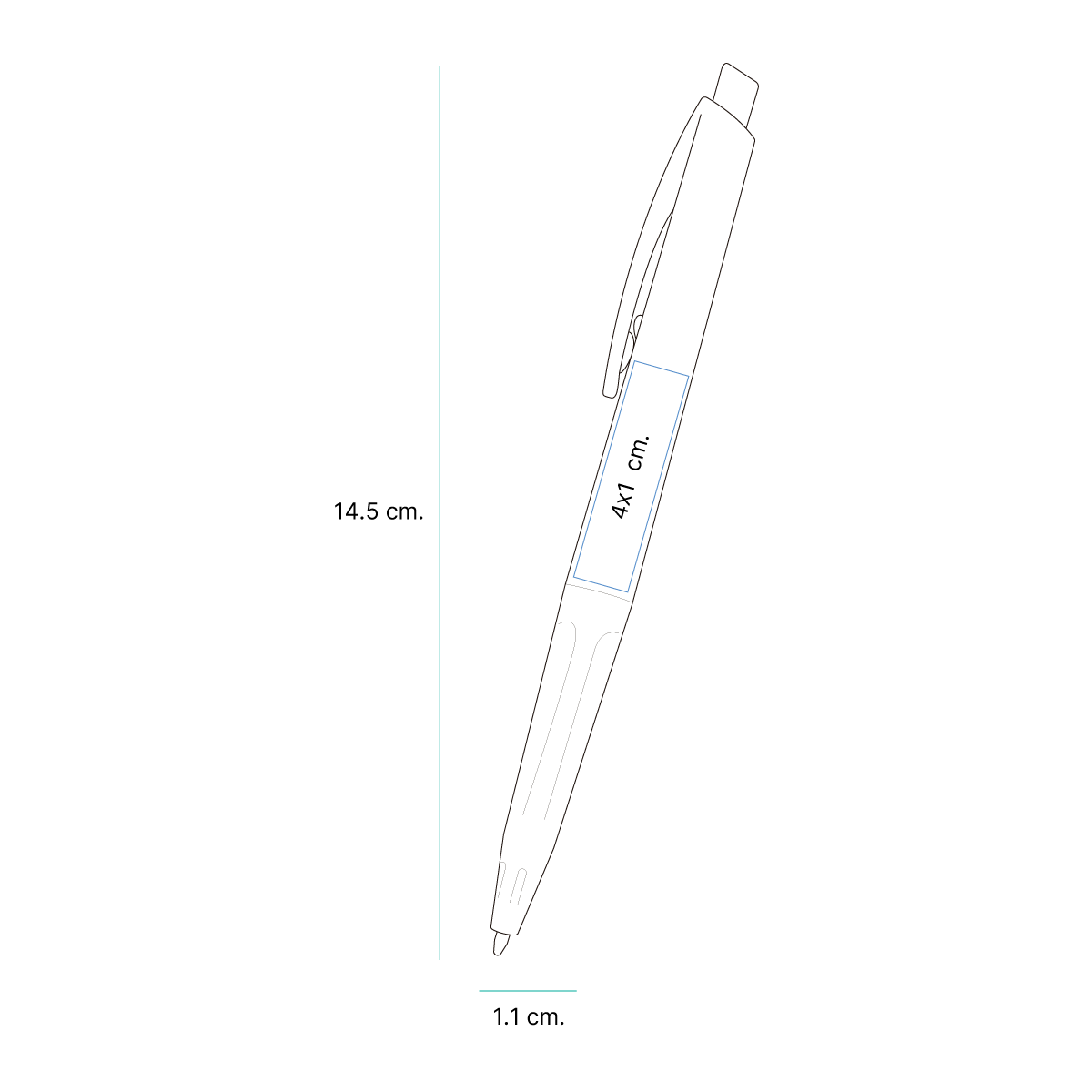 BOLÍGRAFO DE PLÁSTICO BONN BL-115