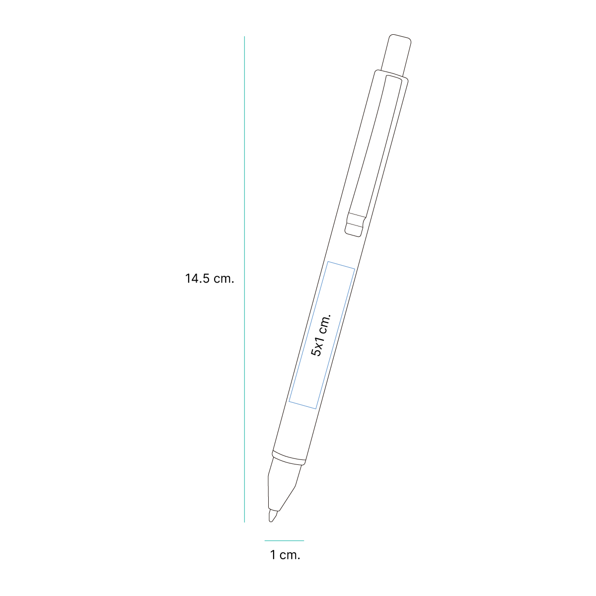 BOLÍGRAFO DE ALUMINIO KONYA BL-123
