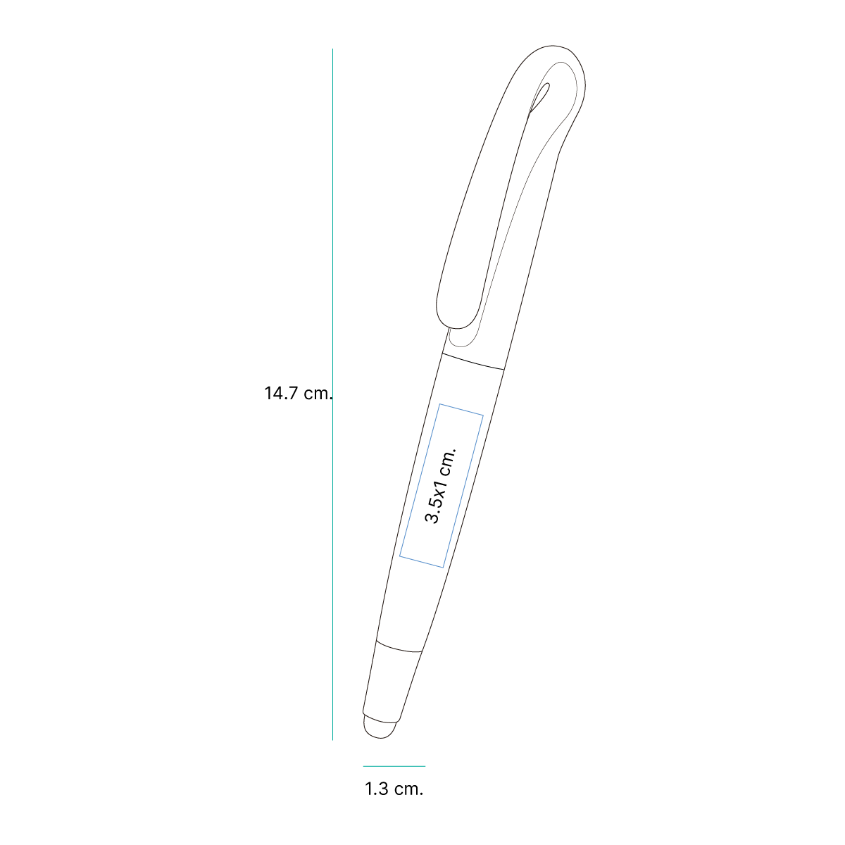 BOLÍGRAFO DE PLÁSTICO LECCO BL-127