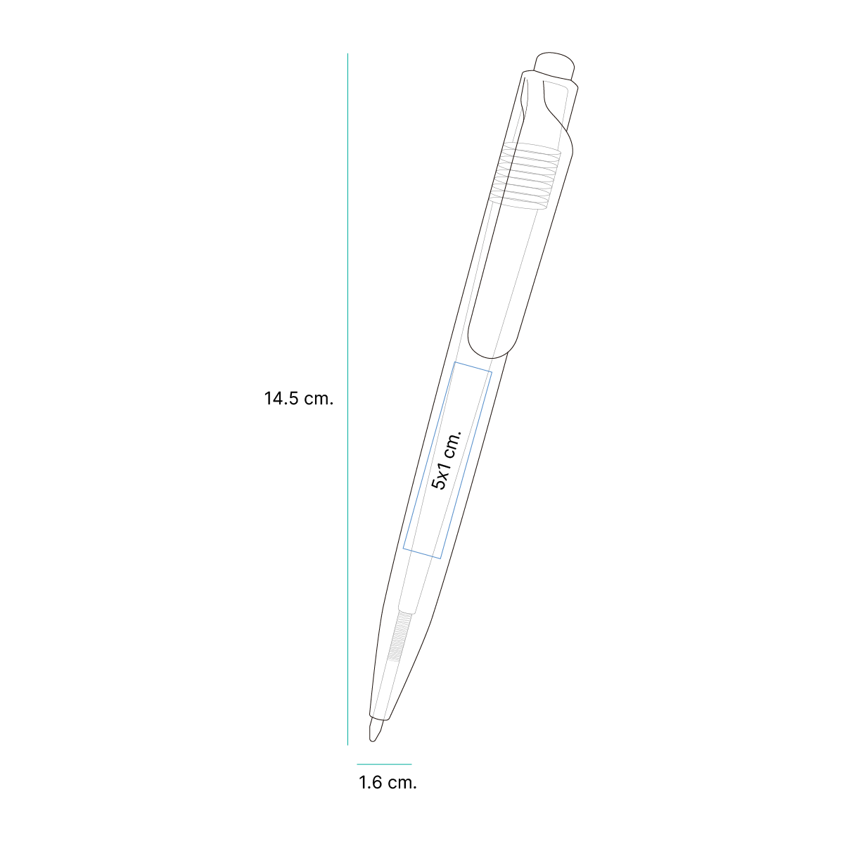 BOLÍGRAFO DE RPET LISALA BL-145
