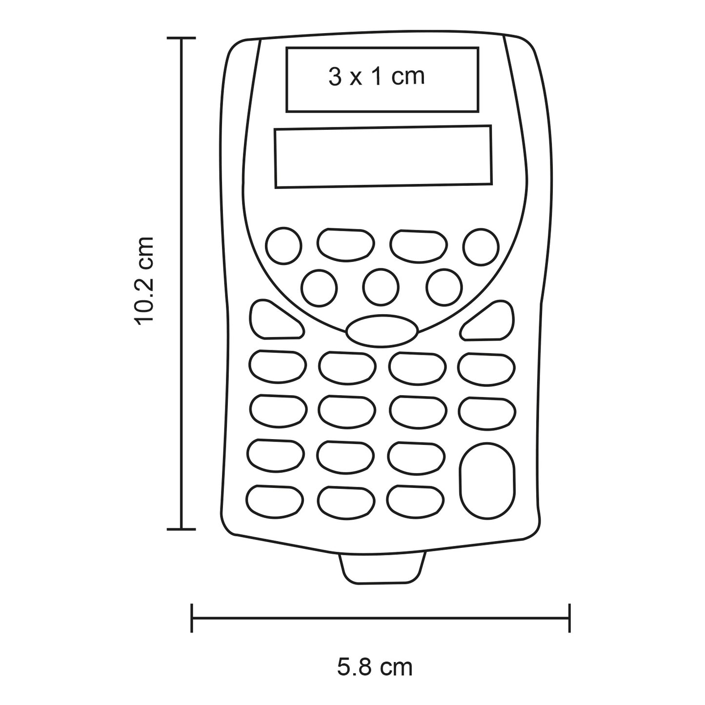 CALCULADORA TALLY CA 008