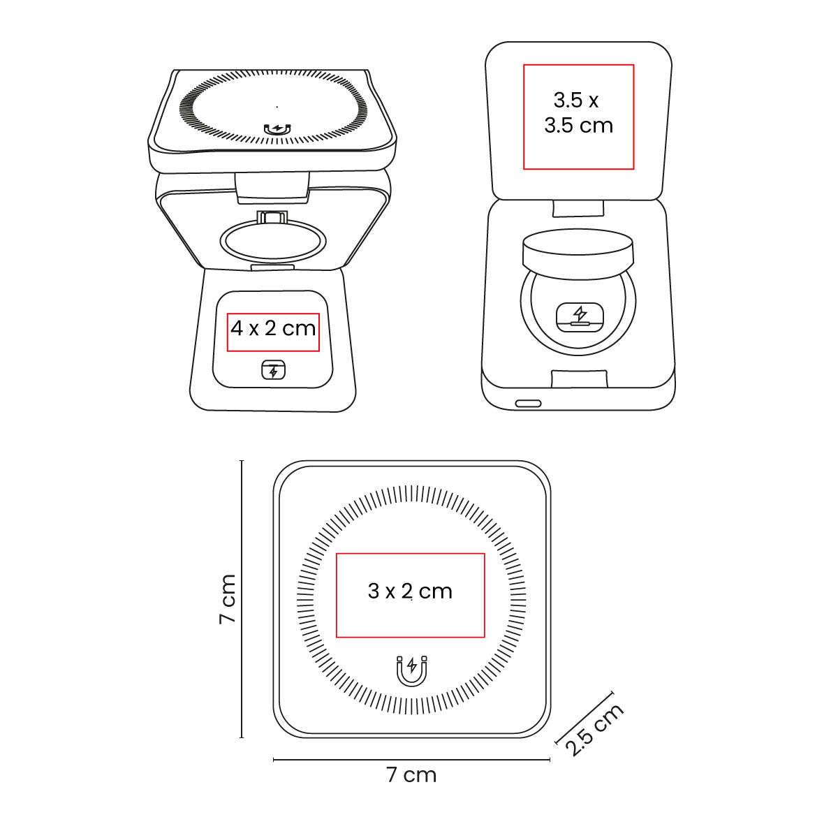 MULTICARGADOR INALÁMBRICO QONEX CRG 068