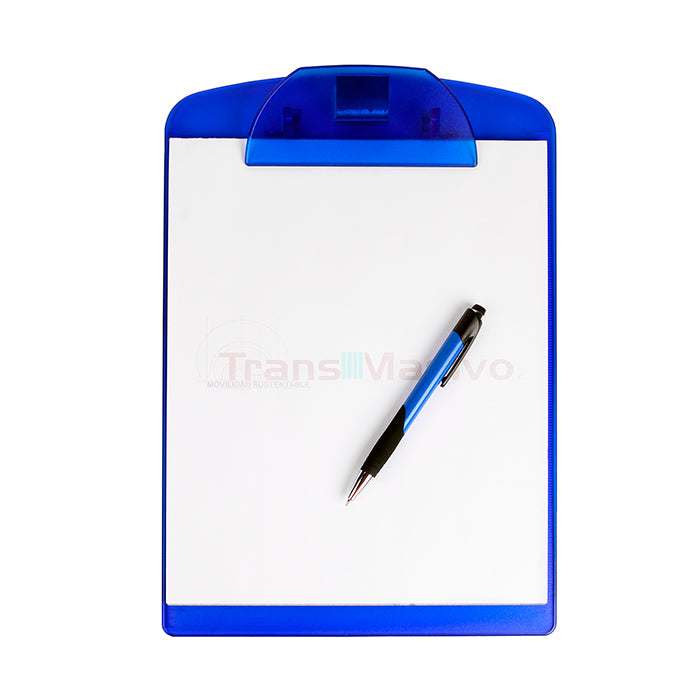 Tabla de plástico con clip para documentos DK-037