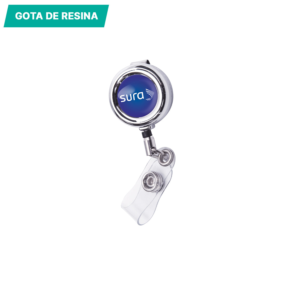 Porta gafete metálico EX-015