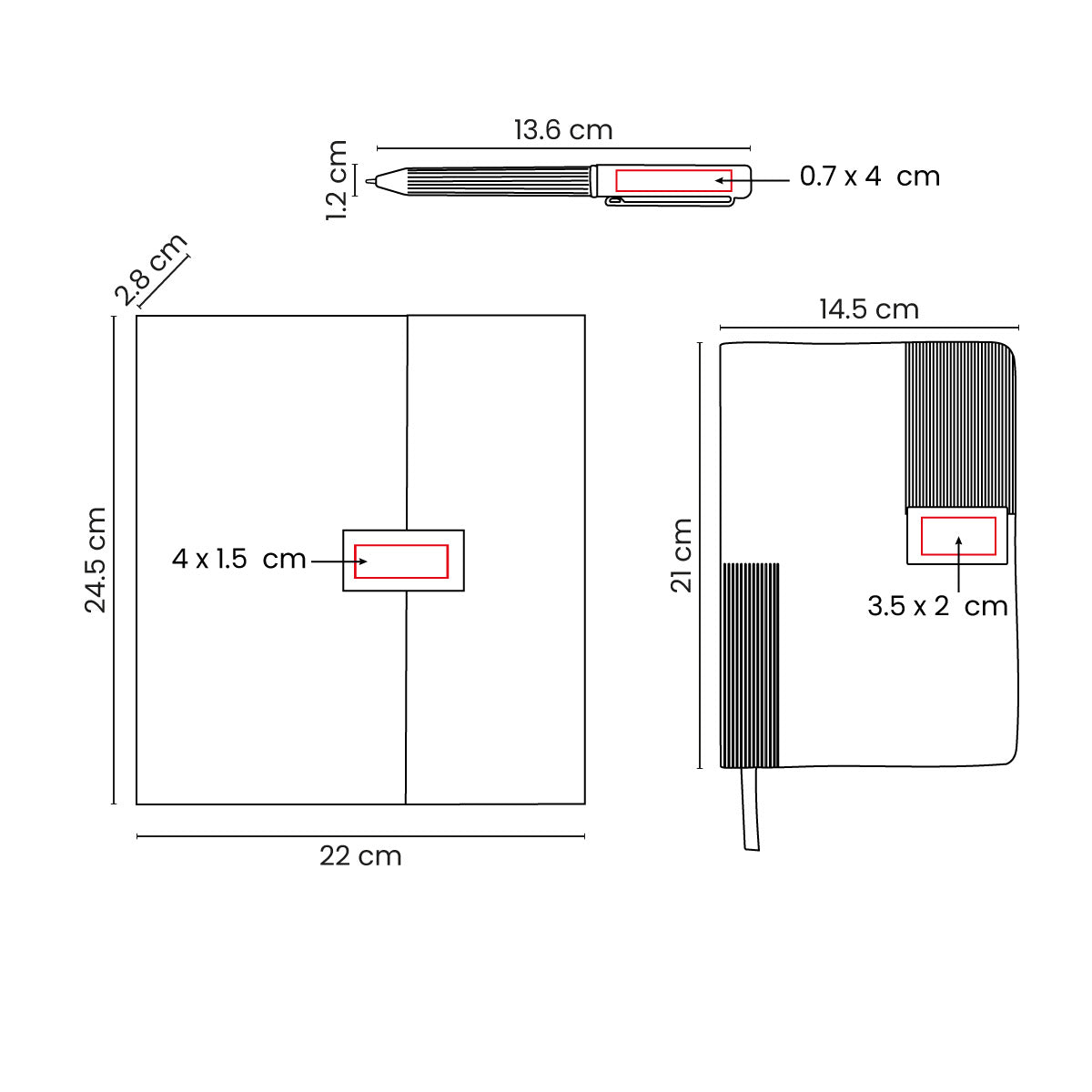 SET DE LIBRETA DICKENS HL 9106
