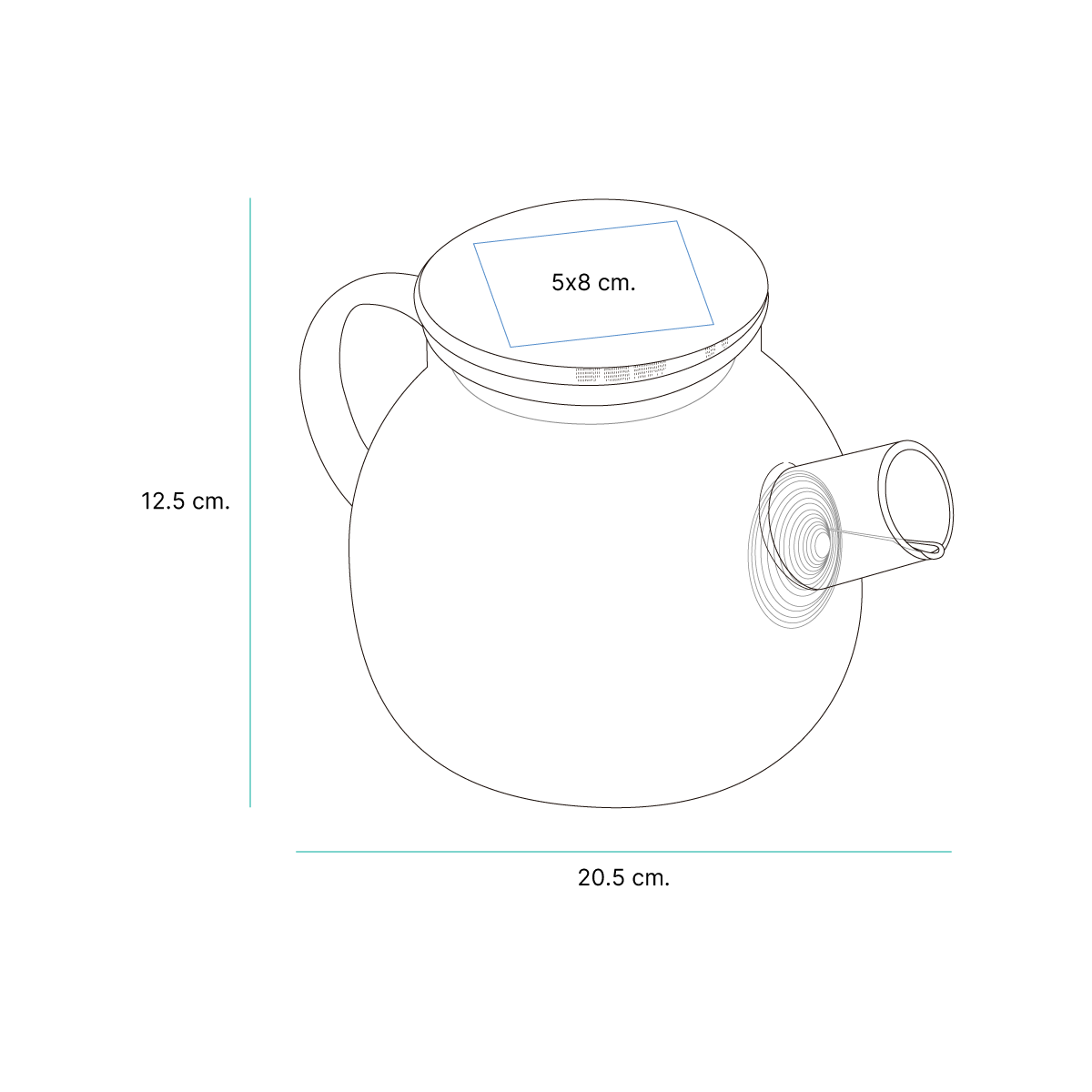 TETERA DE BAMBÚ HM-060