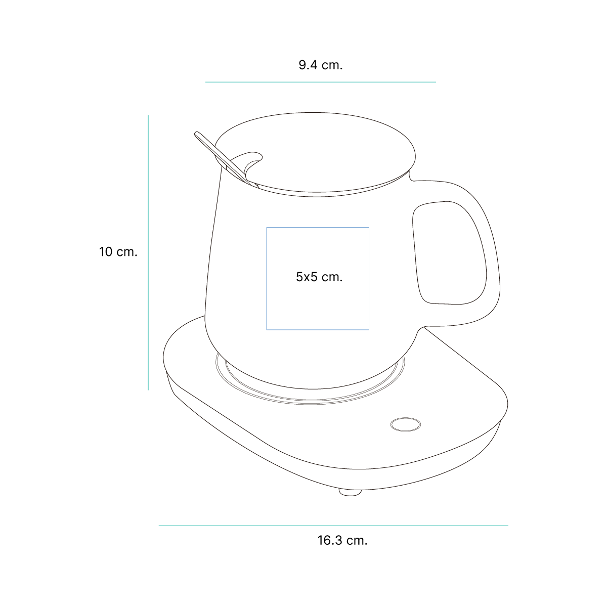 TAZA BORDA HM-095