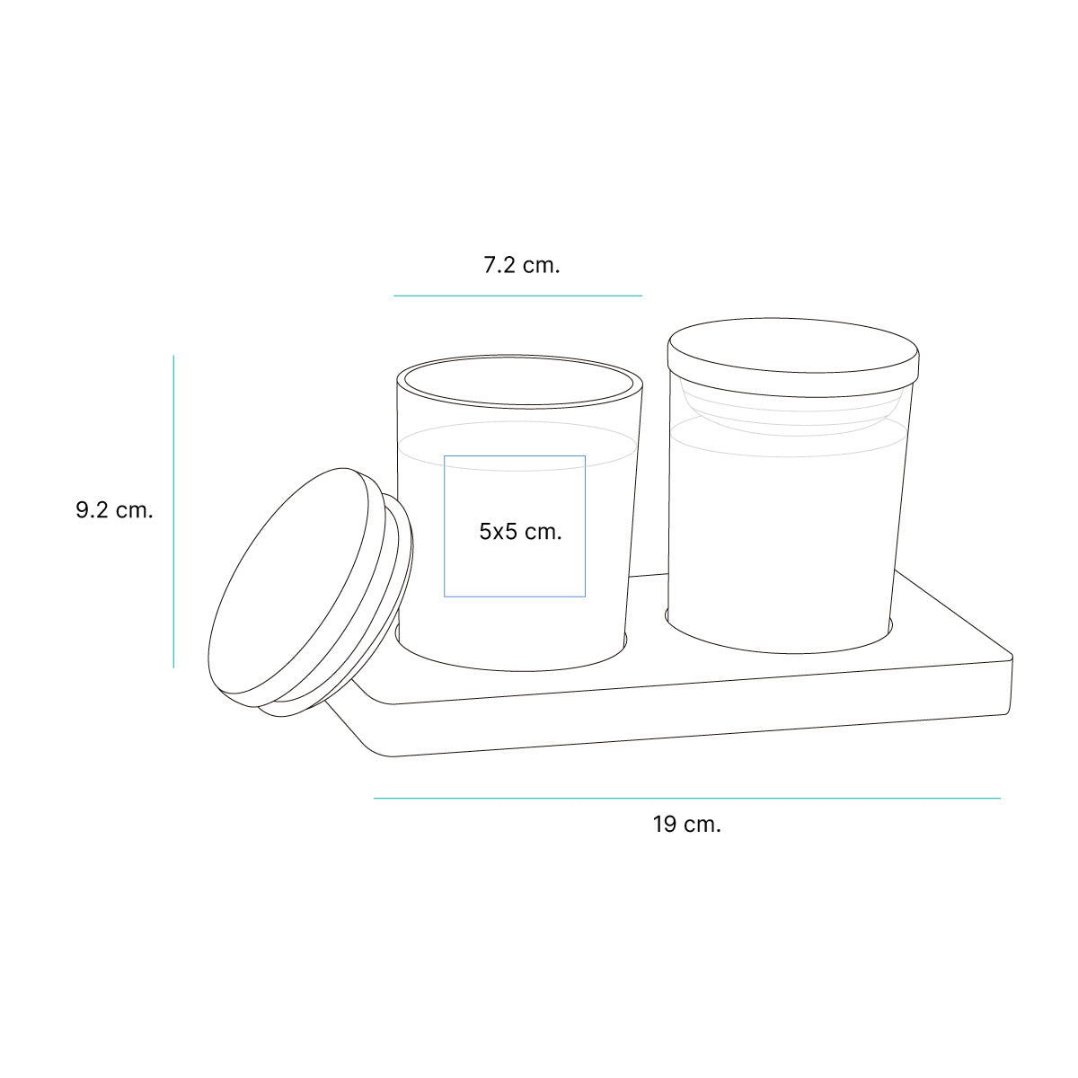 SET DE VELAS BASCHI HM-098