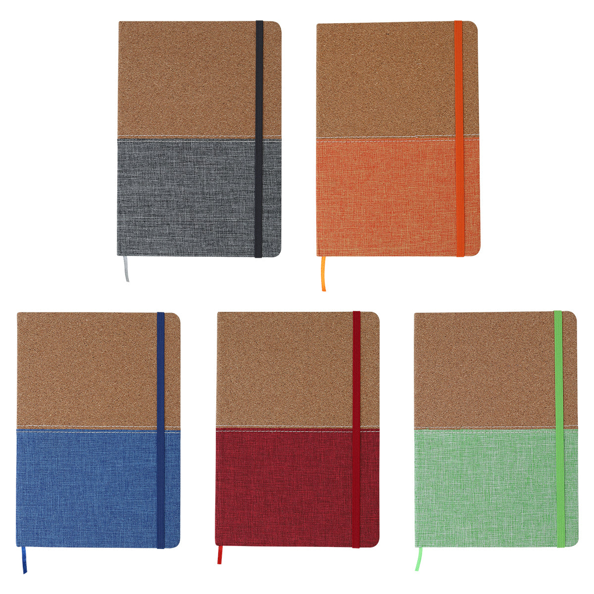 Libreta corcho bi tono LB-062