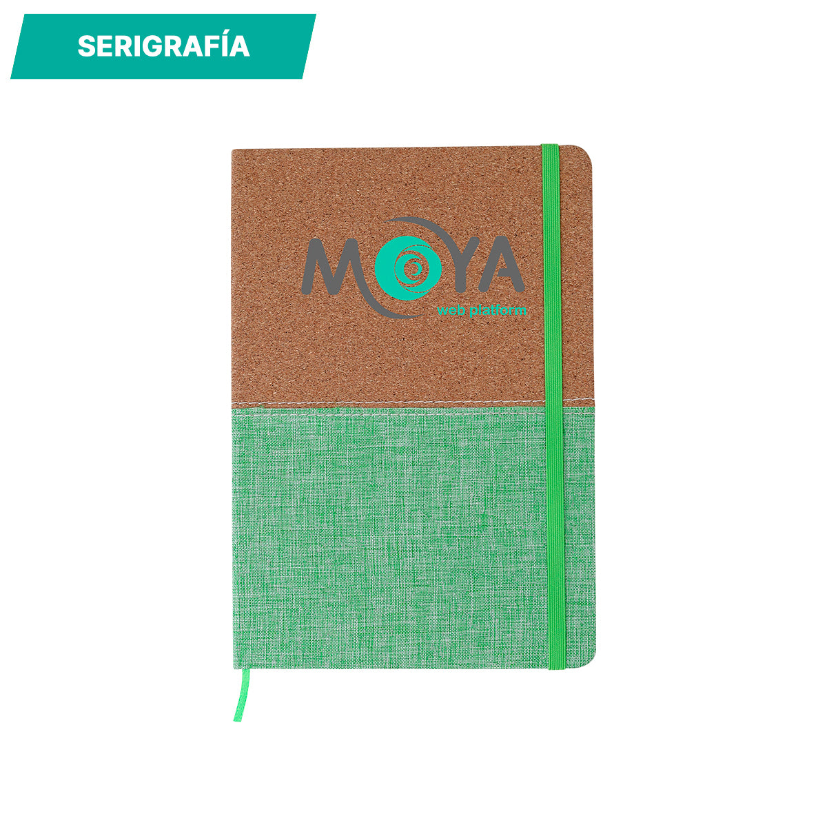 Libreta corcho bi tono LB-062