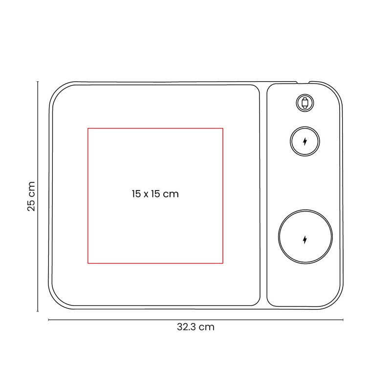 MOUSE PAD CARGADOR ISKRA MOP 024