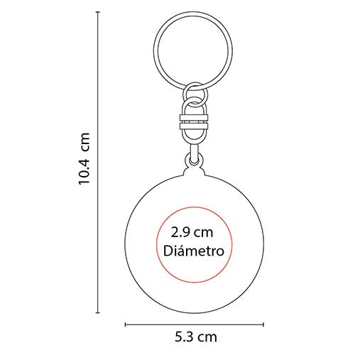 LLAVERO FLEXOMETRO WHEEL PRO 005