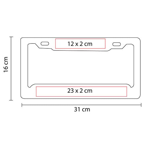 PORTA PLACA PRO 024