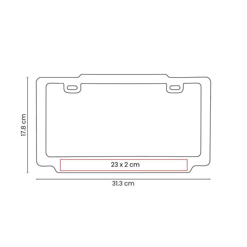 PORTA PLACA VAREK PRO 025