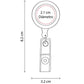PORTAGAFETE RETRACTIL PRO 027