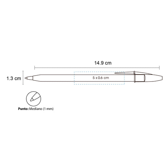 BOLÍGRAFO BIC ROUND STIC TN