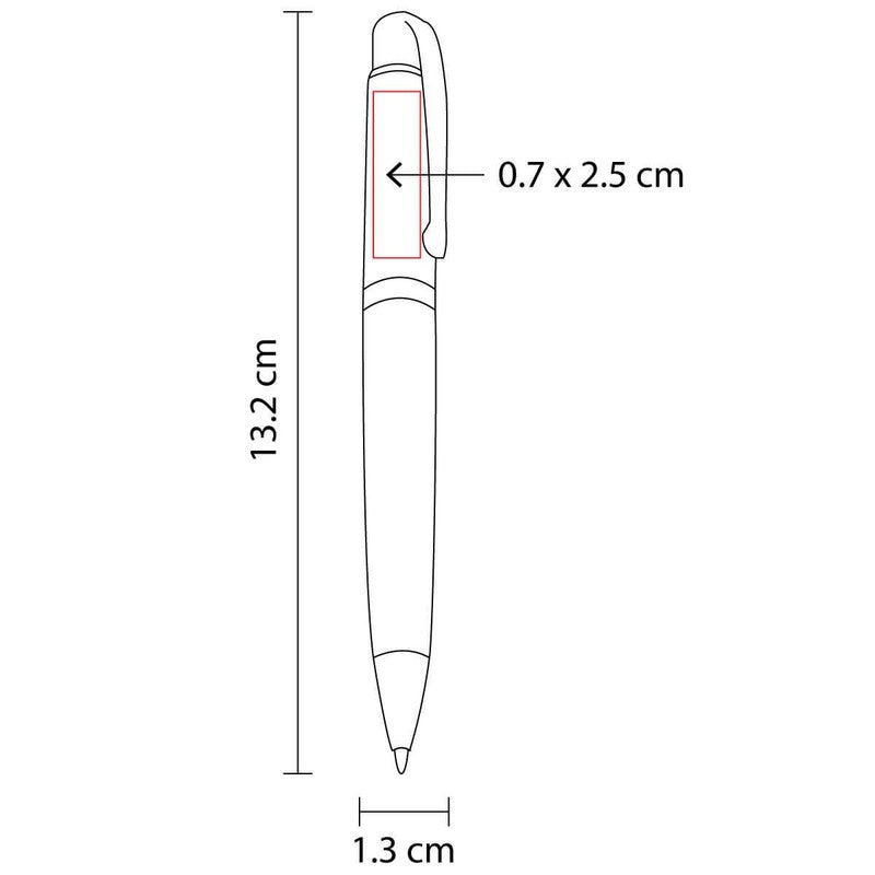 BOLÍGRAFO BURDEOS SH 1355-