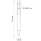 BOLIGRAFO BURDEOS SH 1355