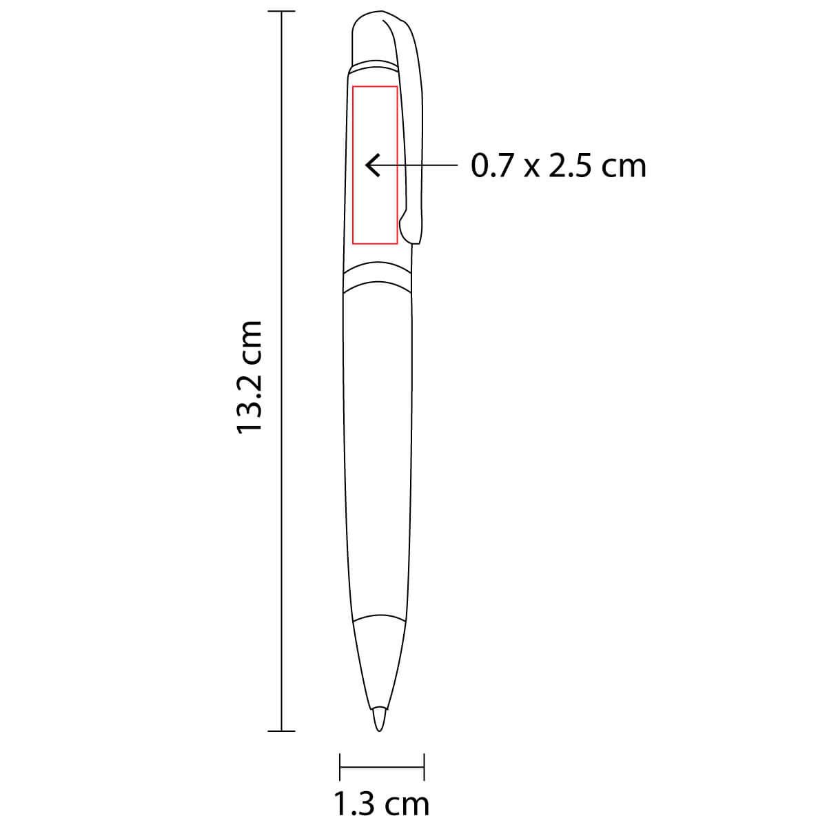 BOLIGRAFO BURDEOS SH 1355
