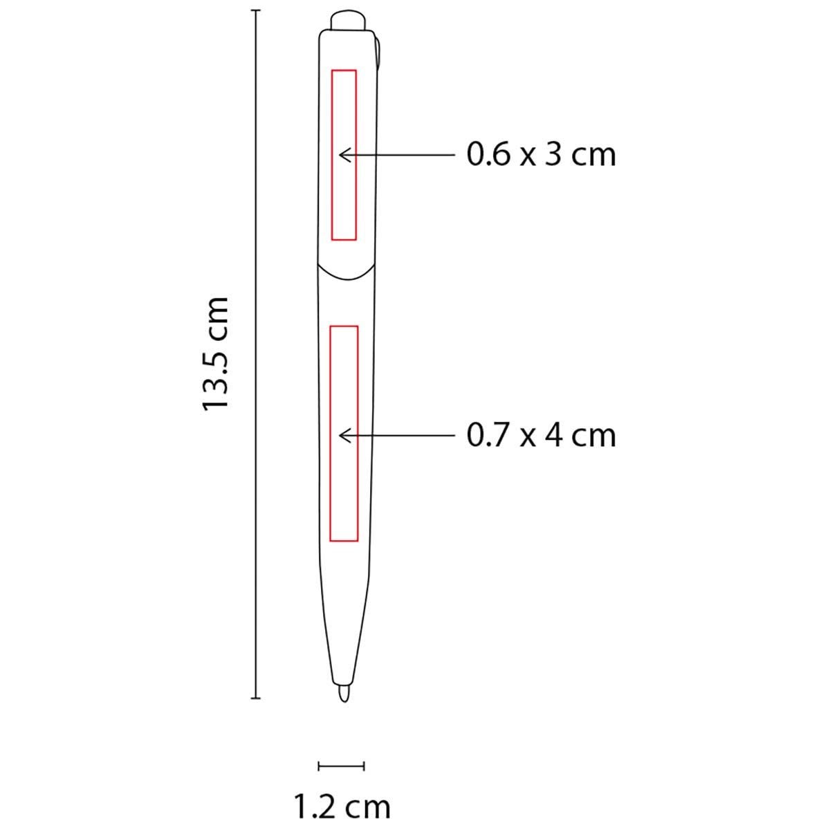 BOLIGRAFO CARMIN SH 3410